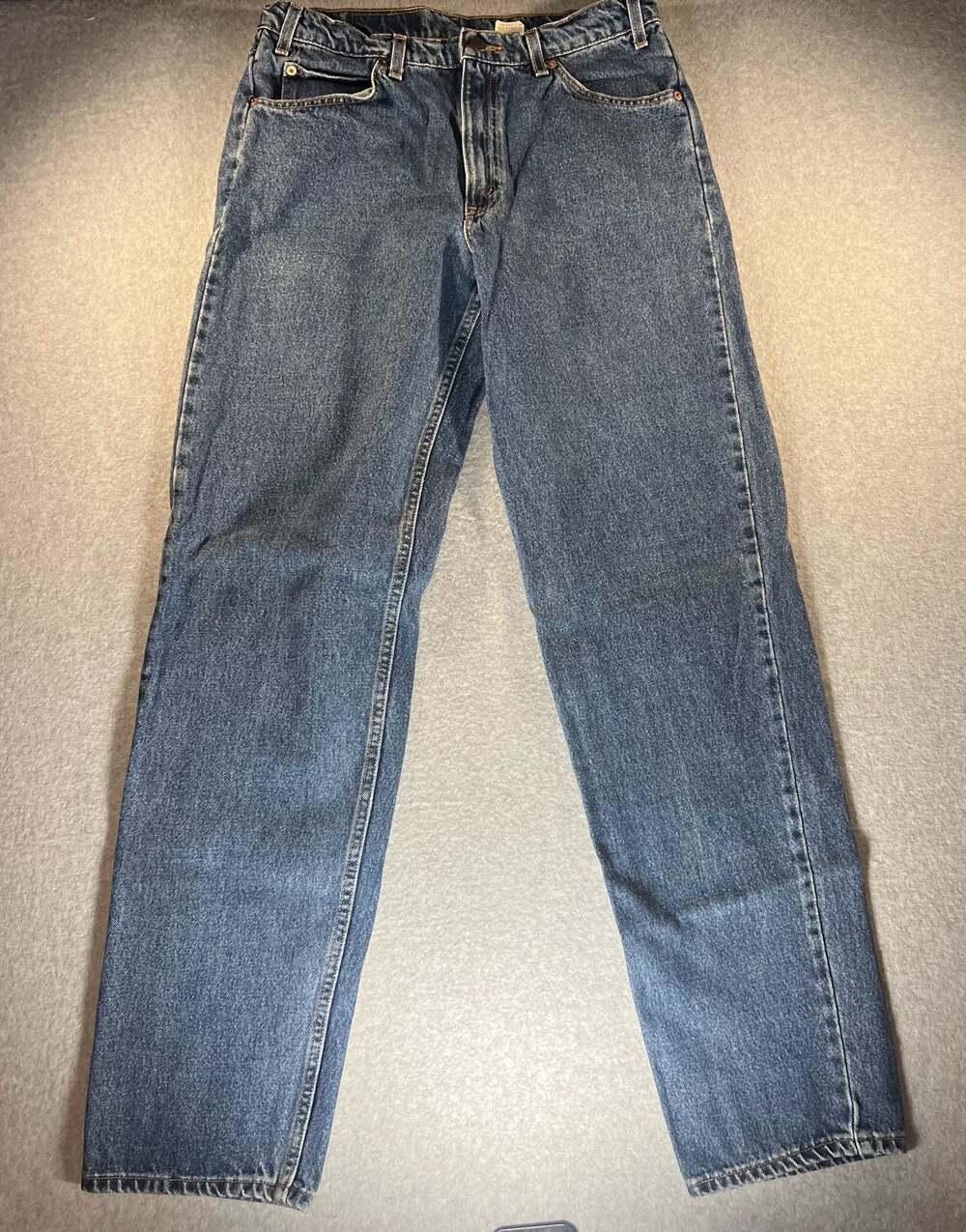Vintage Levi's 550 Relaxed Fit Jeans 34x36 Orange Tab